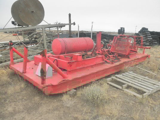 200 gallon 200 psi, Pressure Tank on Skid, 200 psi @ 650 F - Image 1