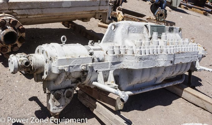 384 GPM, Byron-Jackson #3x4x9D-DVMX, Centrifugal Pump, Horz., 9-stage, 4" suction, 3" discharge, 334 HP, 3550 - Image 7
