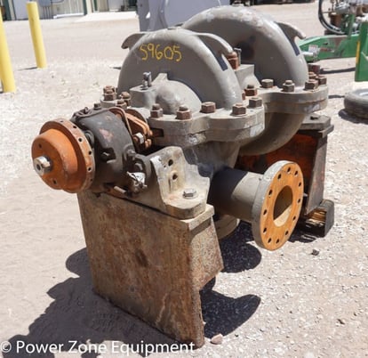 2200 GPM @ 640' TDH, Ingersoll-Rand #6GT2E, Centrifugal Pump, Horz., 2-stage, 8" suction, 6" discharge, 400 - Image 1