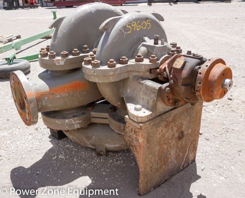 2200 GPM @ 640' TDH, Ingersoll-Rand #6GT2E, Centrifugal Pump, Horz., 2-stage, 8" suction, 6" discharge, 400 - Image 5