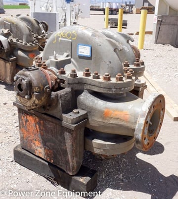 2200 GPM @ 640' TDH, Ingersoll-Rand #6GT2E, Centrifugal Pump, Horz., 2-stage, 8" suction, 6" discharge, 400 - Image 6