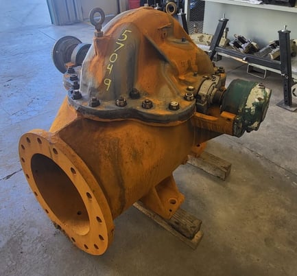 5000 GPM @ 140' TDH, Worthington #12LA-2, Centrifugal Pump, Horz., 1-stage, 14.7" imp., 16" suction, 12" - Image 3