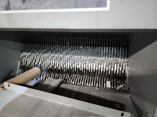 Allegheny shredding system, cross cut shredder, motorized tipper, 2 air filtration units - Image 1
