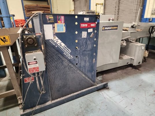 Allegheny shredding system, cross cut shredder, motorized tipper, 2 air filtration units - Image 5