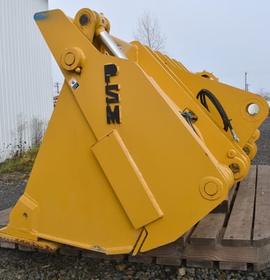 126" PSM mfg., 4 in 1 bucket 3-1/2 yards, fits 950 Caterpillar wheel loader, never used - Image 7