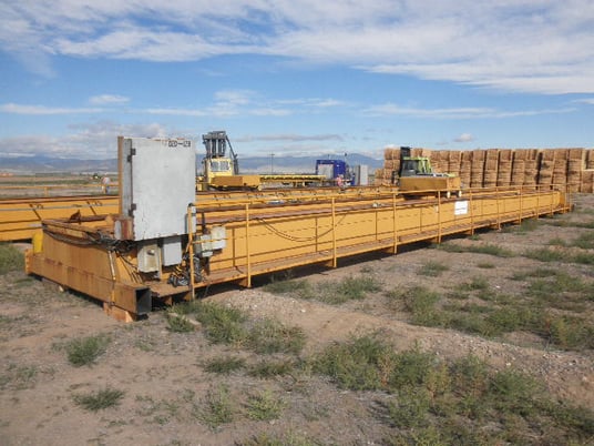 5 Ton, Kavertt, Overhead Bridge Crane, double span, top running, 52' work height, 32/10 FPM, 11/3.7 HP, 440 V - Image 3