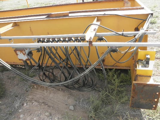 5 Ton, Kavertt, Overhead Bridge Crane, double span, top running, 52' work height, 32/10 FPM, 11/3.7 HP, 440 V - Image 6