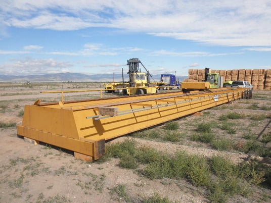 5 Ton, Kavertt, Overhead Bridge Crane, double span, top running, 52' work height, 32/10 FPM, 11/3.7 HP, 440 V - Image 7