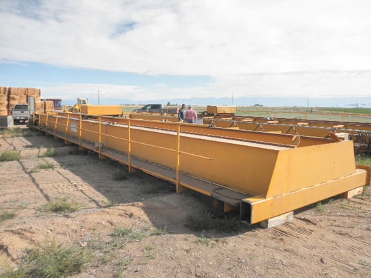 5 Ton, Kavertt, Overhead Bridge Crane, double span, top running, 52' work height, 32/10 FPM, 11/3.7 HP, 440 V - Image 9