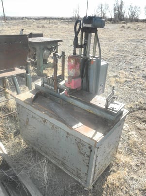 Stamping Machine, hydraulic/pneumatic, on casters - Image 3