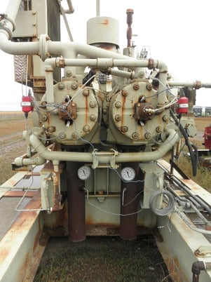 160 HP Ajax #DPC-160, Gas Compressor, reciprocating, 2-stage, 100 psi - Image 1