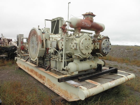 160 HP Ajax #DPC-160, Gas Compressor, reciprocating, 2-stage, 100 psi - Image 8
