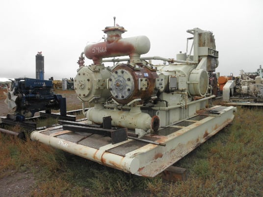 160 HP Ajax #DPC-160, Gas Compressor, reciprocating, 2-stage, 100 psi - Image 9