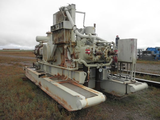 160 HP Ajax #DPC-160, Gas Compressor, reciprocating, 2-stage, 100 psi - Image 10