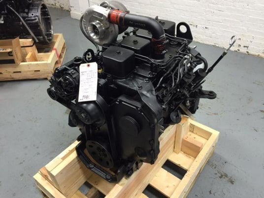 105 HP Cummins 4BT, Complete Diesel Engine, Rebuilt - Image 1