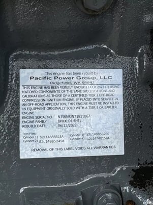 Perkins 1104D-44T, Complete Diesel Engine, Rebuilt - Image 2