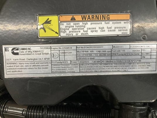 155 HP Cummins QSB4.5, Complete Diesel Engine, Rebuilt - Image 2