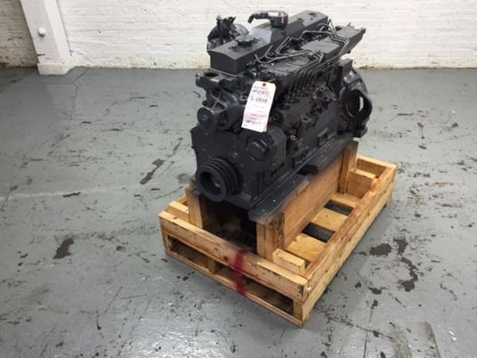 158 HP Komatsu SAA6D95, Complete Diesel Engine, Rebuilt - Image 1