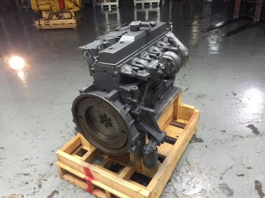158 HP Komatsu SAA6D95, Complete Diesel Engine, Rebuilt - Image 2
