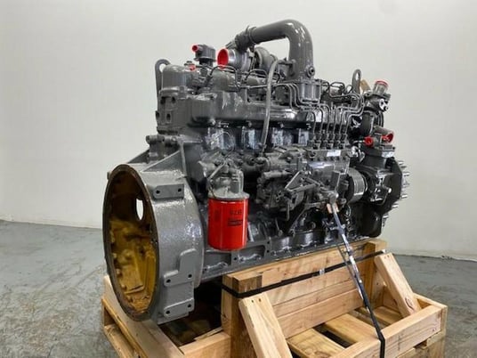 163 HP Komatsu SA6D110, Complete Diesel Engine, Rebuilt - Image 2