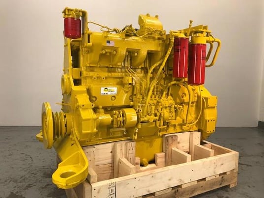 322/240 HP Komatsu SAA6D125E-2, Complete Diesel Engine, Rebuilt - Image 1