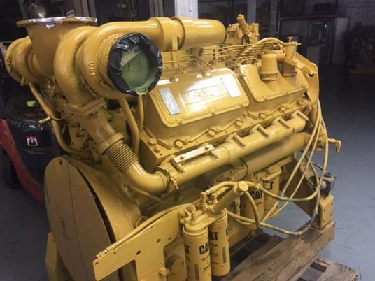 Caterpillar 3412, Complete Diesel Engine, Rebuilt - Image 1