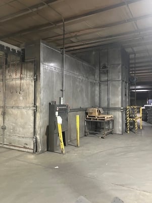 10' W x 10' H x 38' L Batch Powder Coating Oven - Image 5