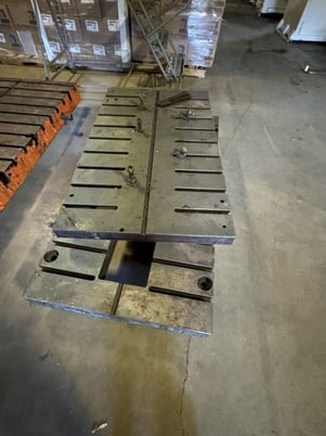 72" L x 36" width x 5" H Slotted Bolster Plate - Image 1