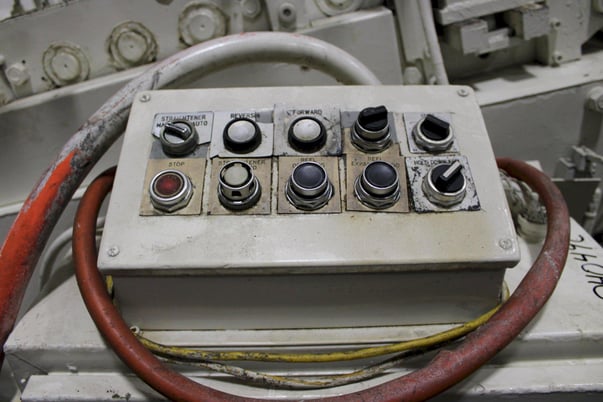 10000 lb. Rowe, coil feed line, 28" mandrel, 72" OD, 20"-24" ID, hold down arm, powered expansion, exit and - Image 7