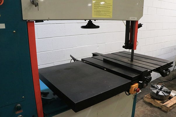 40" x 14" Clausing Kalamazoo #Giant-V-4014H, vertical band saw, variable speed, hydraulic table feed, 1" - Image 4
