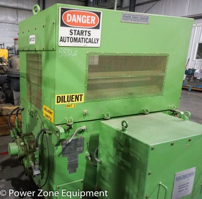 1250 HP 3577 RPM Ansaldo Sistemi Industriali, Frame W400Y2, weather protected enclosure type 2, 1.15 service - Image 2