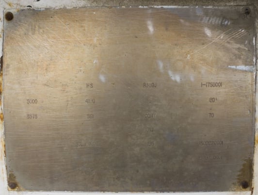 5000 HP 3578 RPM Westinghouse, Frame R889J, 1.15 service factor, 4160 Volts - Image 8