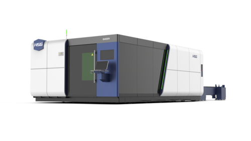 HSG #G3015V-30, 6G dual table fiber laser, 30000 watt, 5' x10'tbl., 984 FPM, chiller, dust collector, new - Image 1