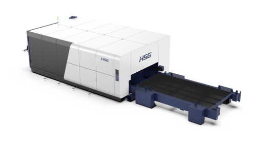 HSG #G3015V-30, 6G dual table fiber laser, 30000 watt, 5' x10'tbl., 984 FPM, chiller, dust collector, new - Image 3