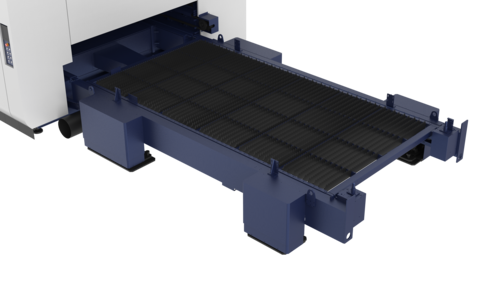 HSG #G3015V-30, 6G dual table fiber laser, 30000 watt, 5' x10'tbl., 984 FPM, chiller, dust collector, new - Image 4