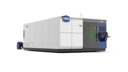 HSG #G3015V-30, 6G dual table fiber laser, 30000 watt, 5' x10'tbl., 984 FPM, chiller, dust collector, new - Image 5