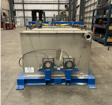 Met-Chem, paddle/ribbon sludge dryer, 20 cu.ft., Stainless Steel, jacketed trough, 2023 - Image 3