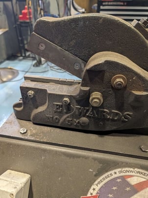 6" Edwards #7, hydraulic alligator shear, 230 V., 3 Ph. - Image 4