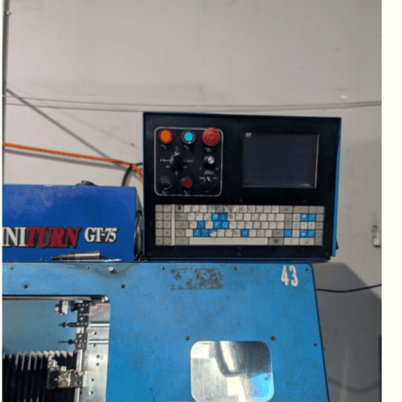 Omniturn #GT-75, CNC lathe, 12" X, 9" Z - Image 2
