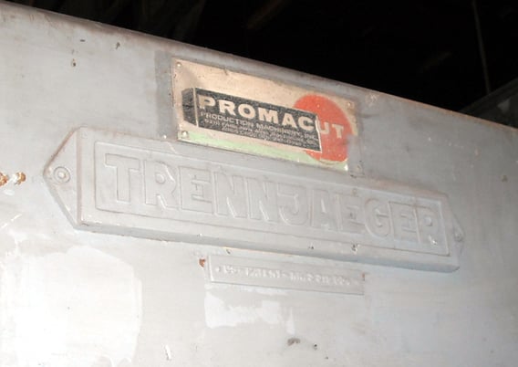 16" x 40" Trennjaeger #LKH420/1000, 52" blade, 1 extra blade,Promacut Control,serial #799 - Image 4