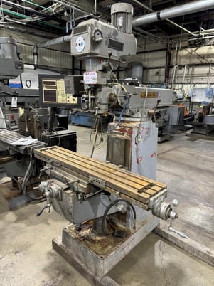 Lagun #FTV-2, vertical turret mill, 33" X, 16" Y, 16" Z, 55 - 4250 RPM, S/N 840010597 - Image 2