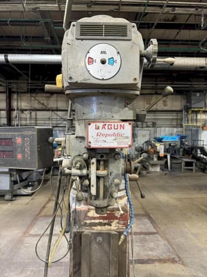 Lagun #FTV-2, vertical turret mill, 33" X, 16" Y, 16" Z, 55 - 4250 RPM, S/N 840010597 - Image 6