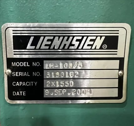 Americor #LH-100/5, plate bending roll - Image 7