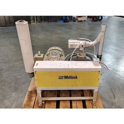 300 cfm, Howden Roots #56 U-RAI, rotary PD vacuum blower, 10" HG vacuum, 15 HP - Image 3