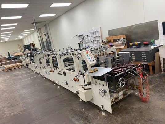 Brausse #TA900, Folder Gluer, up to 800 g/m2 Stock range, 425 m/min. belt speed, 12740 mm overall length, 22 - Image 2