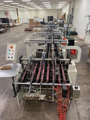Brausse #TA900, Folder Gluer, up to 800 g/m2 Stock range, 425 m/min. belt speed, 12740 mm overall length, 22 - Image 3
