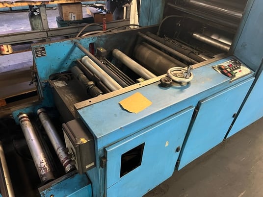 Sanden #Varicom-1200, UV Web Press, (6) Color, 17"/28"/26.25" cutoff x 24" width, 50" Splicer roll, 40 HP - Image 4