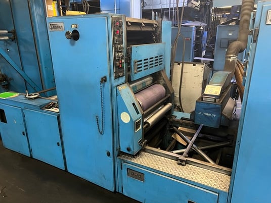 Sanden #Varicom-1200, UV Web Press, (6) Color, 17"/28"/26.25" cutoff x 24" width, 50" Splicer roll, 40 HP - Image 6