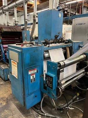 Sanden #Quantum-1200, Variable Cutoff Web Press System, (8) Color, 22" cutoff x 27" width, 50" Splicer, 1999 - Image 7