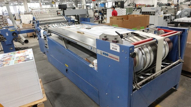 MBO #T1020-2-78/4, Folder, 4/4/2 capacity, 40.25" x 57" max Sheet size, 10-60 m/min., 2007 - Image 1